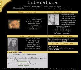 Muldia.com, sección Literatura