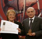 Carlos Germ�n Belli y Michelle Bachelet