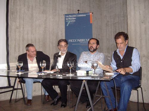 Alberto Barrera Tyszka, Oscar Marcano, Antonio L&oacute;pez Ortega y Federico Vegas