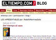 &ldquo;Los impresentables&rdquo;, blog de Rodolfo Ram&iacute;rez Soto