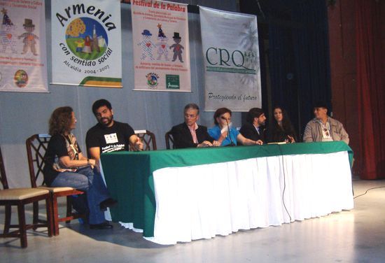 Inauguraci&oacute;n del Festival de la Palabra, en Armenia, Quind&iacute;o (Colombia)