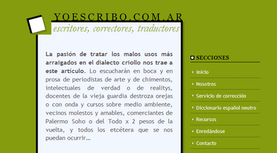 Yoescribo.com.ar