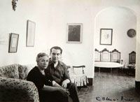 Federico Garc&iacute;a Lorca y su madre, Vicenta Lorca