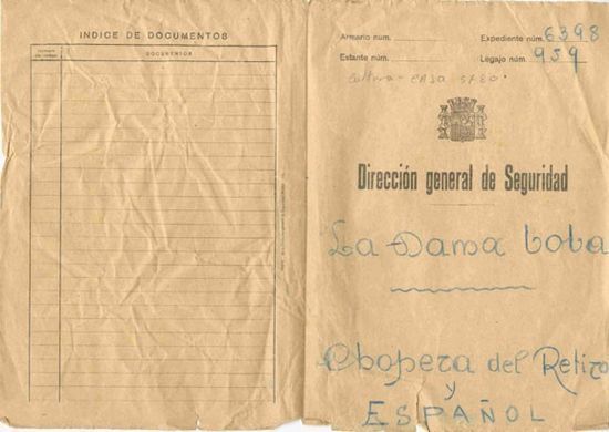 Manuscrito de &ldquo;La dama boba&rdquo;, de Federico Garc&iacute;a Lorca