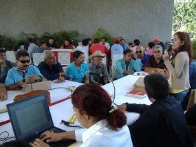 Mesas de trabajo en el Encuentro de la Palabra