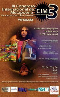 III Congreso Internacional de Metapoes&iacute;a, CIM3Venezuela