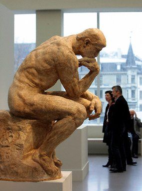 &ldquo;El pensador&rdquo;, de Rodin. Foto de Eddy Risch (2007)
