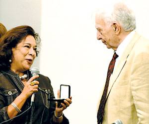 Mar&iacute;a Teresa Franco y Sergio Pitol
