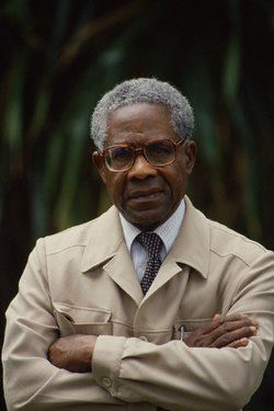 Aim&eacute; C&eacute;saire. Foto de Sergio Gaudenti (1982)