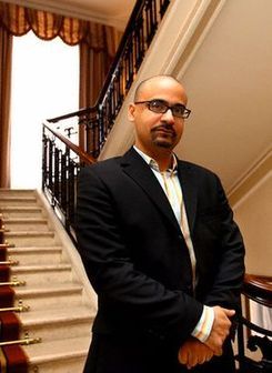 Junot D&iacute;az, en Roma (2008). Foto: Claudio Onorati