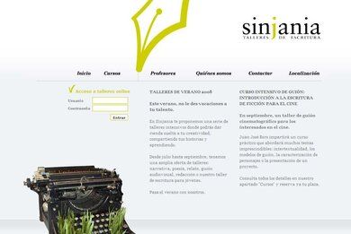 Sinjania Talleres de Escritura