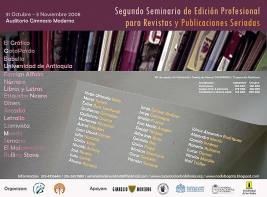 II Seminario de Edici&oacute;n Profesional para Revistas y Publicaciones Seriadas