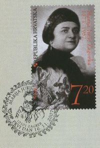 Sello en homenaje a Marija Juric Zagorka