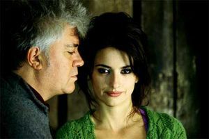 Pedro Almod&oacute;var y Pen&eacute;lope Cruz