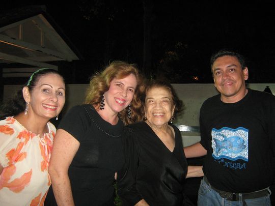 Alicia Haydar, Meira Delmar, Lidia Corcione y Winston Morales