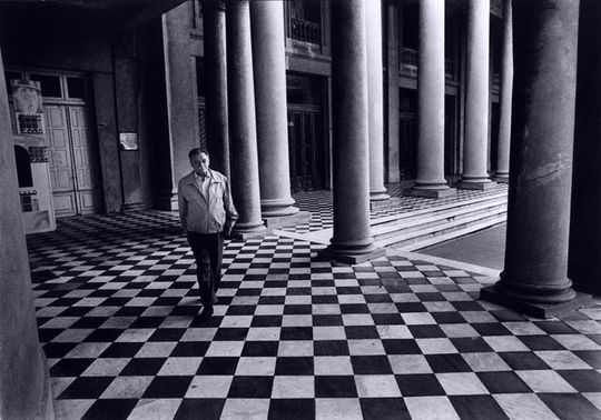 Mario Benedetti. Fotograf&iacute;a: Eduardo Longoni
