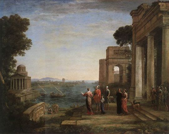 &ldquo;Vista de Cartago con Dido y Eneas&rdquo;, de Claude Le Lorrain