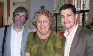 Antonio Mu&ntilde;oz Molina, Dolly Onetti y Alejandro Jos&eacute; L&oacute;pez C&aacute;ceres