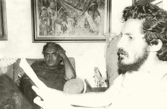 Denzil Romero y Alberto Hern&aacute;ndez