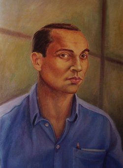 Miguel Hern&aacute;ndez. Retrato por Ram&oacute;n Fern&aacute;ndez Palmeral