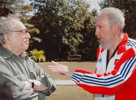 Gabriel Garc&iacute;a M&aacute;rquez y Fidel Castro