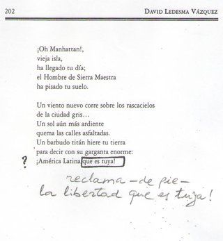 &ldquo;Castro en Manhattan&rdquo;, de David Ledesma V&aacute;zquez