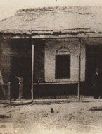 Casa donde mur� Manuela S�enz, fotografiada en 1922 por Pedro Montero