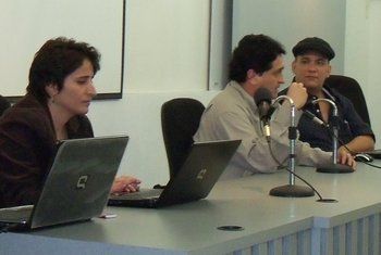 Eleonora Requena, Carlos Ildemar Pérez y Jorge Gómez Jiménez
