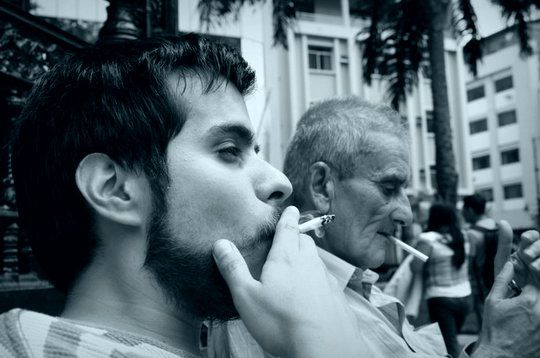 Augusto Rodríguez y Leopoldo María Panero