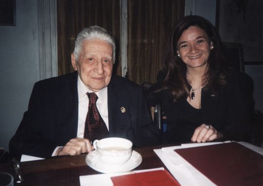Jos&eacute; Gobello y Mar&iacute;a Alejandra Cresp&iacute;n Arga&ntilde;araz
