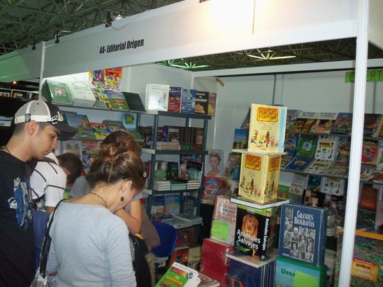El stand de Editorial Origen