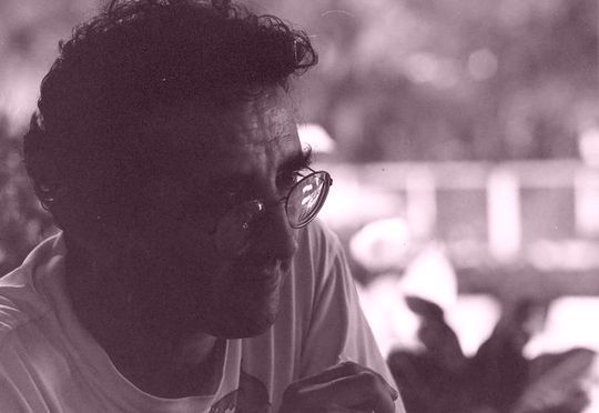 Roberto Bolaño en el hotel Ávila, en Caracas. Fotografía: Eduardo Cobos