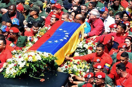 Funerales del presidente Hugo Chávez, en marzo de 2013