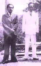 Andr�s Eloy Blanco (derecha) y su amigo Leonardo Ruiz Pineda