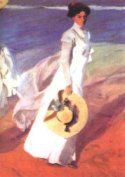Paseo a orillas del mar (Sorolla)