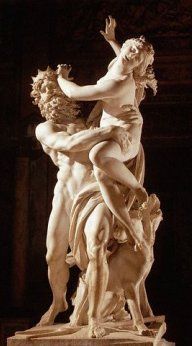 Plut&oacute;n raptando a Pers&eacute;fone, por Gian Lorenzo Bernini