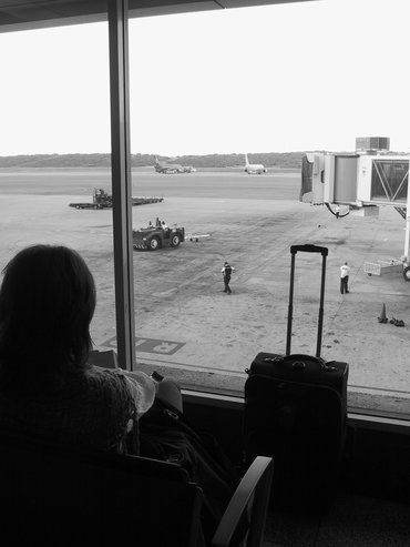 Aeropuerto. Sala de espera