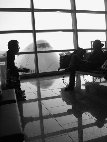 Aeropuerto. Sala de espera