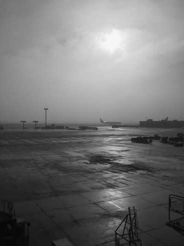 Aeropuerto. Sala de espera