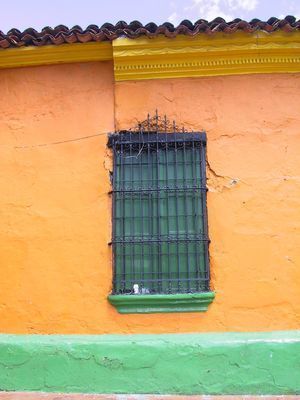 Sobre una ventana