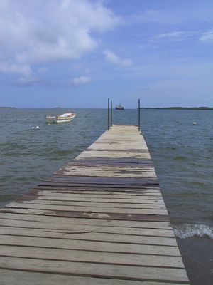 Sobre un muelle