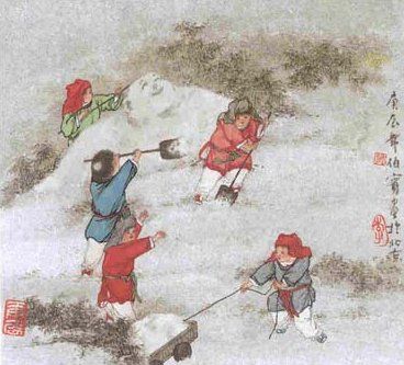 Ilustraci�n: Li Boshi (Peking, 1924)