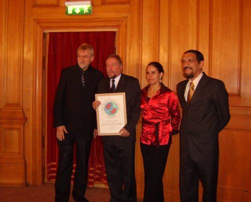 Jakob Von Uexkull, Fernando Rend&oacute;n, Gloria Chavatal y Gabriel Jaime Franco