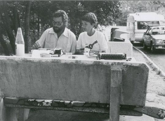 Julio Cortázar y Carol Dunlop