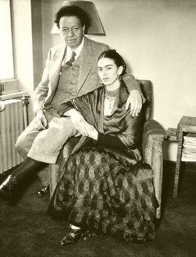 Frida Kahlo y Diego Rivera