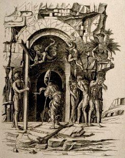 �Jesucristo desciende al limbo�, por Andrea Mantegna