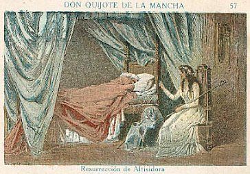 Altisidora. Ilustraci�n de Jaume Pahissa y Laporta para la edici�n del Quijote de Fidel Gir� (1897).