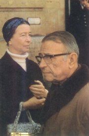 Jean-Paul Sartre y Simone de Beauvoir