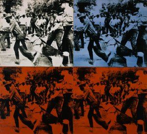 &ldquo;Little race riot&rdquo;, de Andy Warhol