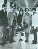 Jos� Miguel Oviedo, Mario Vargas Llosa, Gabriel Garc�a M�rquez y Mercedes Barcha